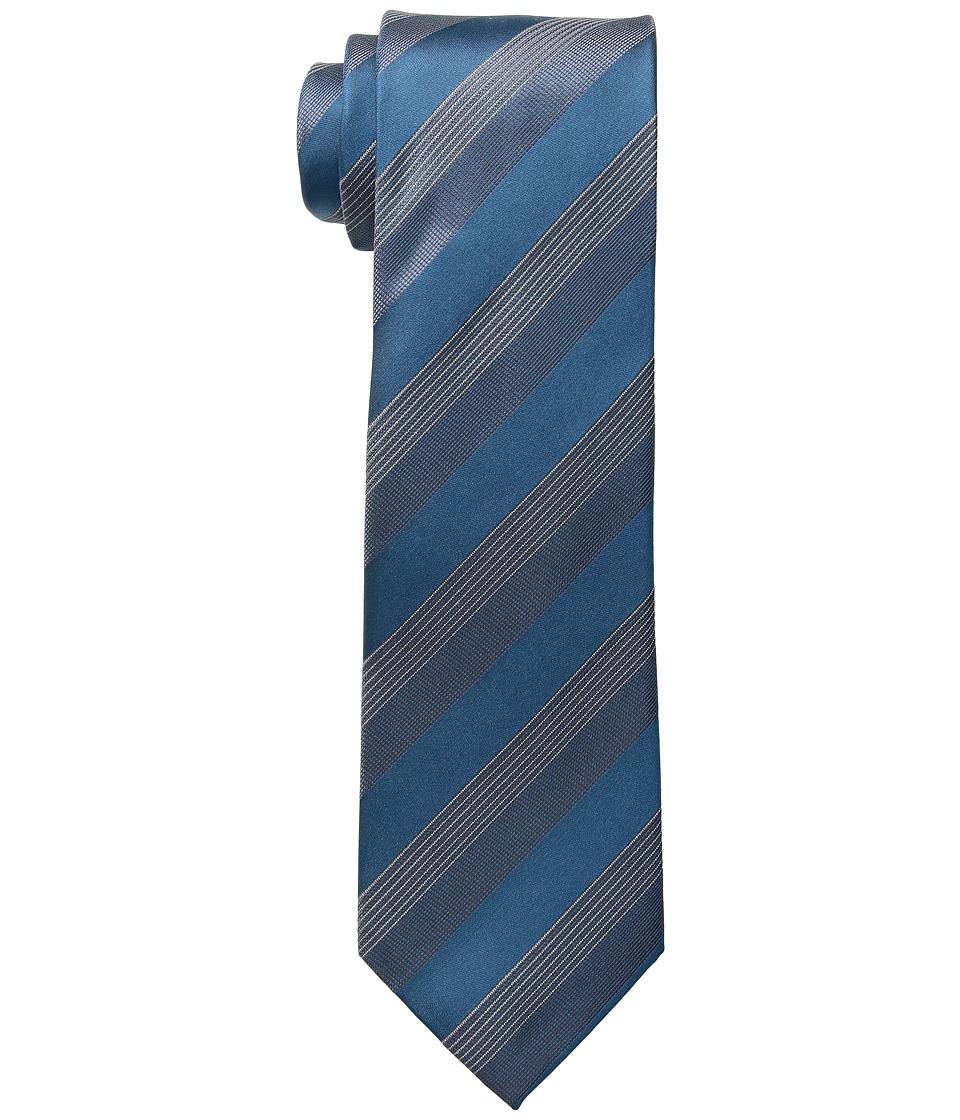 Kenneth Cole Reaction - Elegant Stripe (Teal) Ties