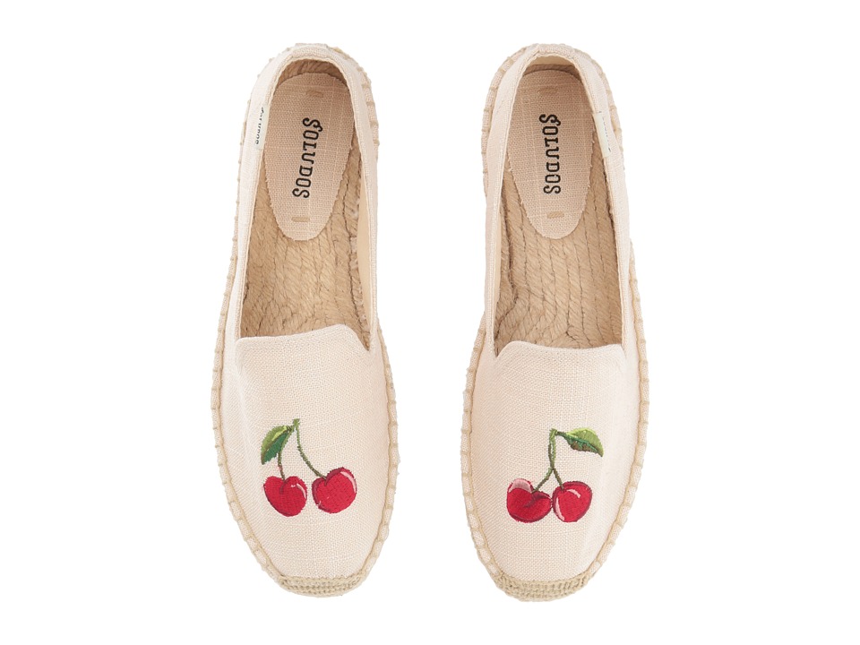 Soludos Cherries Smoking Slipper (Blush) Slippers