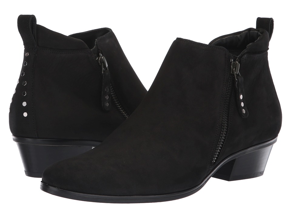 Paul Green Travis Boot (Black Nubuck Hydro)