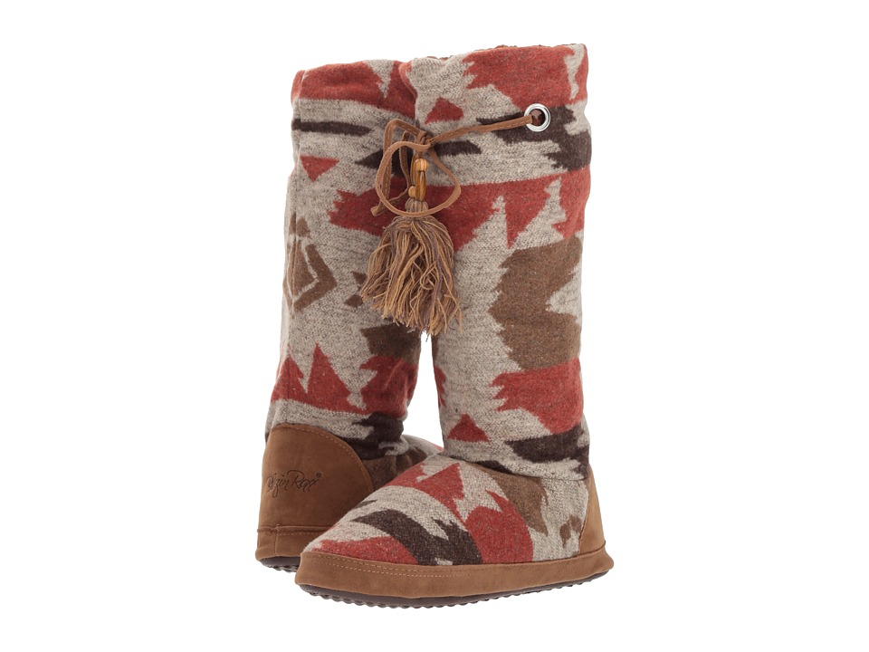 M&F Western Brooklyn (Tan/Red/Cream) Slippers