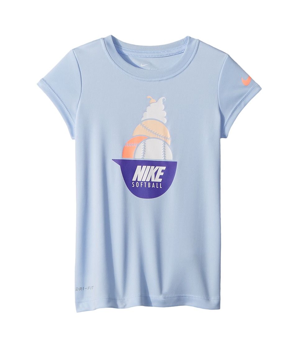 Nike Kids - Softball Sundae Dri-FIT Short Sleeve Tee (Toddler) (C Sky) Girls T Shirt
