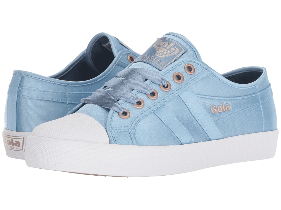 Gola Coaster Satin (Indian Teal/White) Women's Shoes