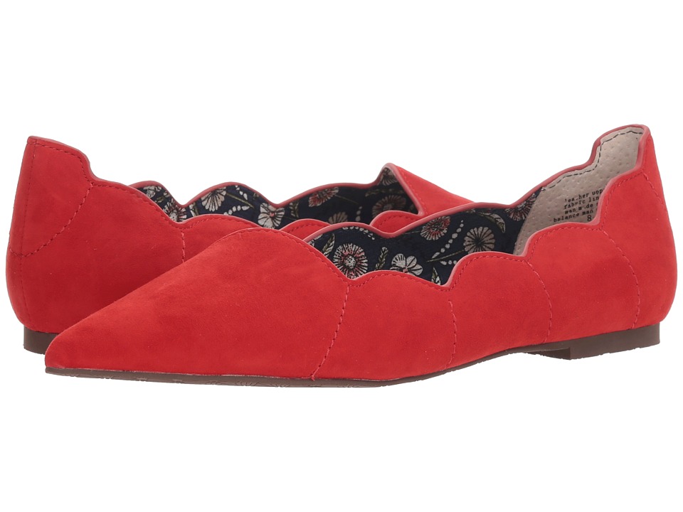 Seychelles Island Flat (Red Suede) Flats