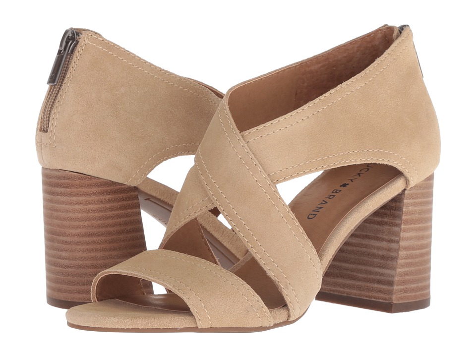 Lucky Brand Vidva (Travertine Oiled Suede) Women's Shoes