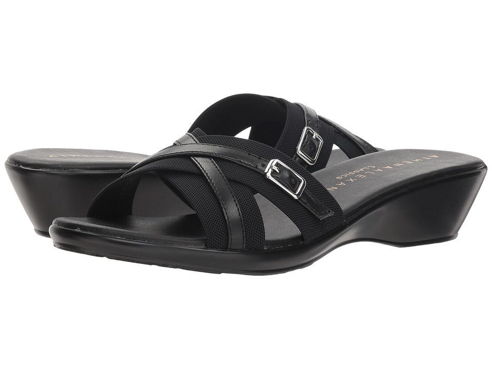 Athena Alexander Bindy (Black Stretch) Sandals