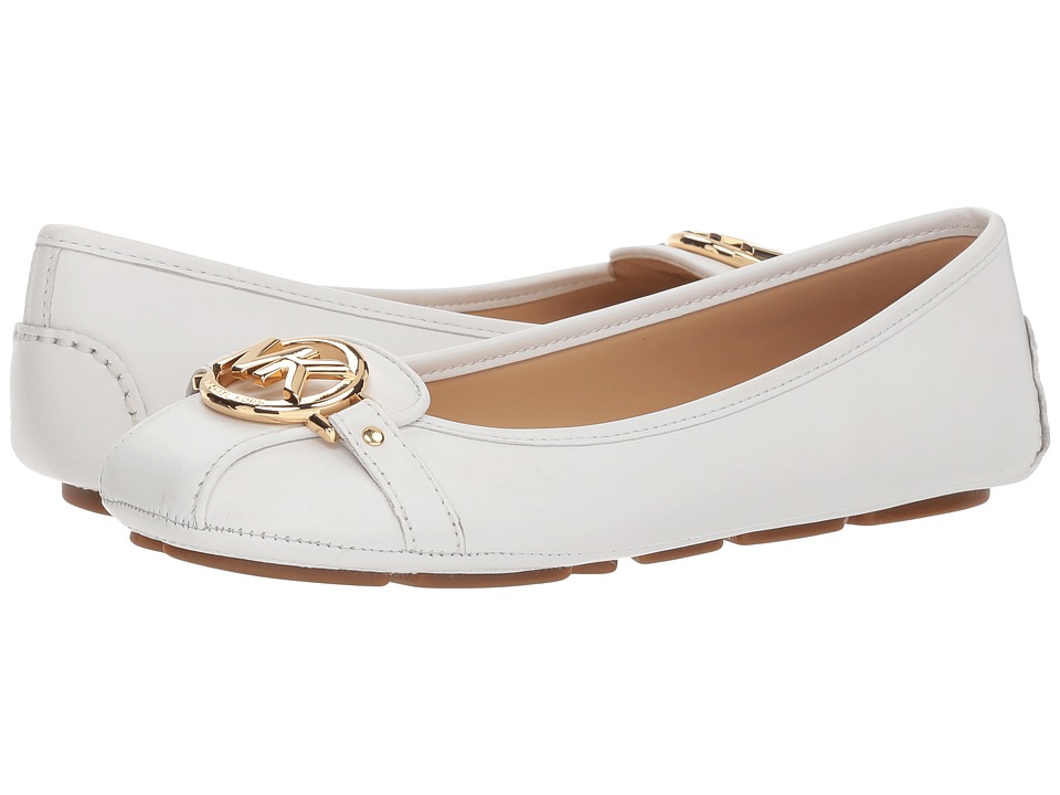 MICHAEL Michael Kors Fulton Moc (Optic White Vachetta) Slip-On Shoes