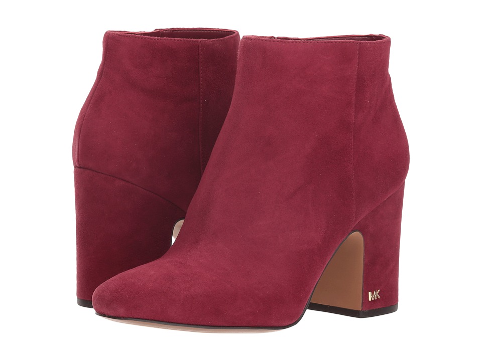 MICHAEL Michael Kors Elaine Bootie (Mulberry Kid Suede)