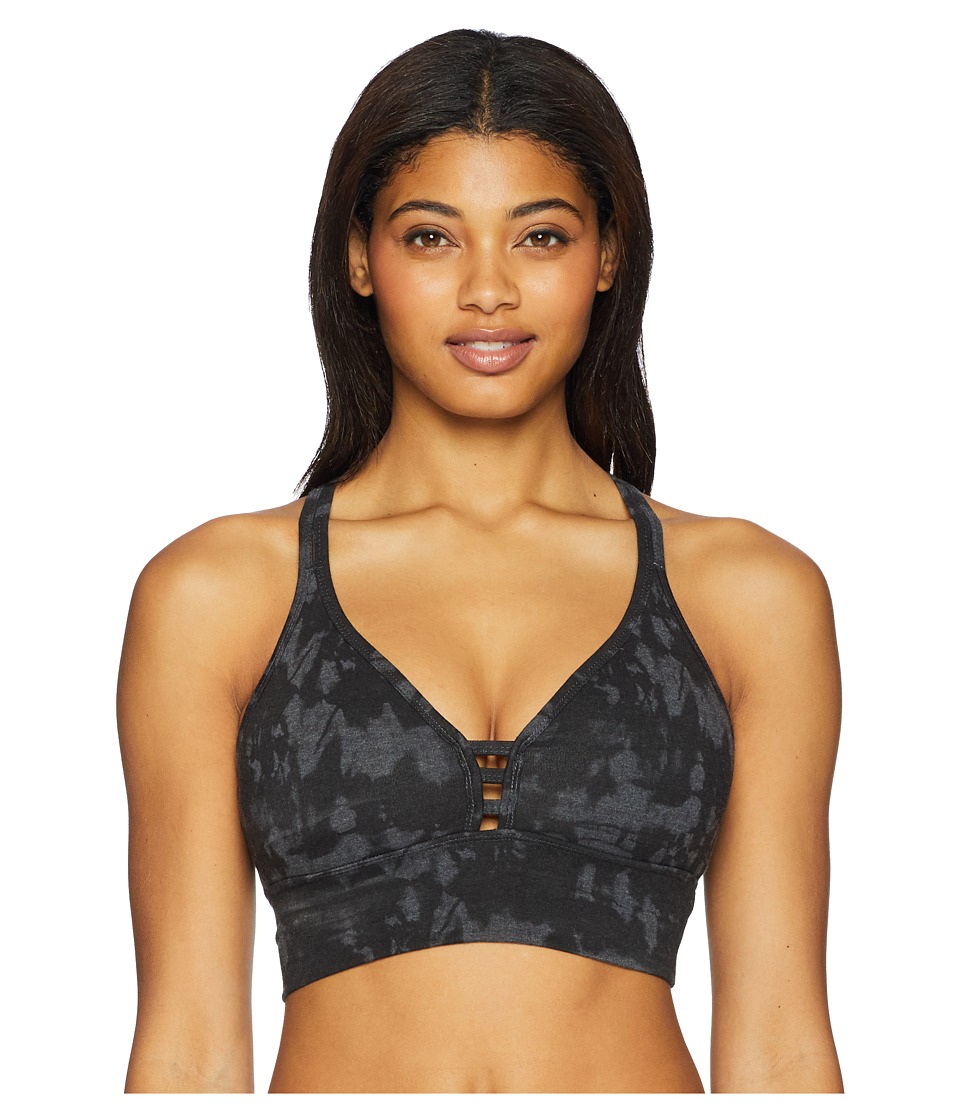 Jockey Active Marcrame Sport Bra (Charcoal) Women