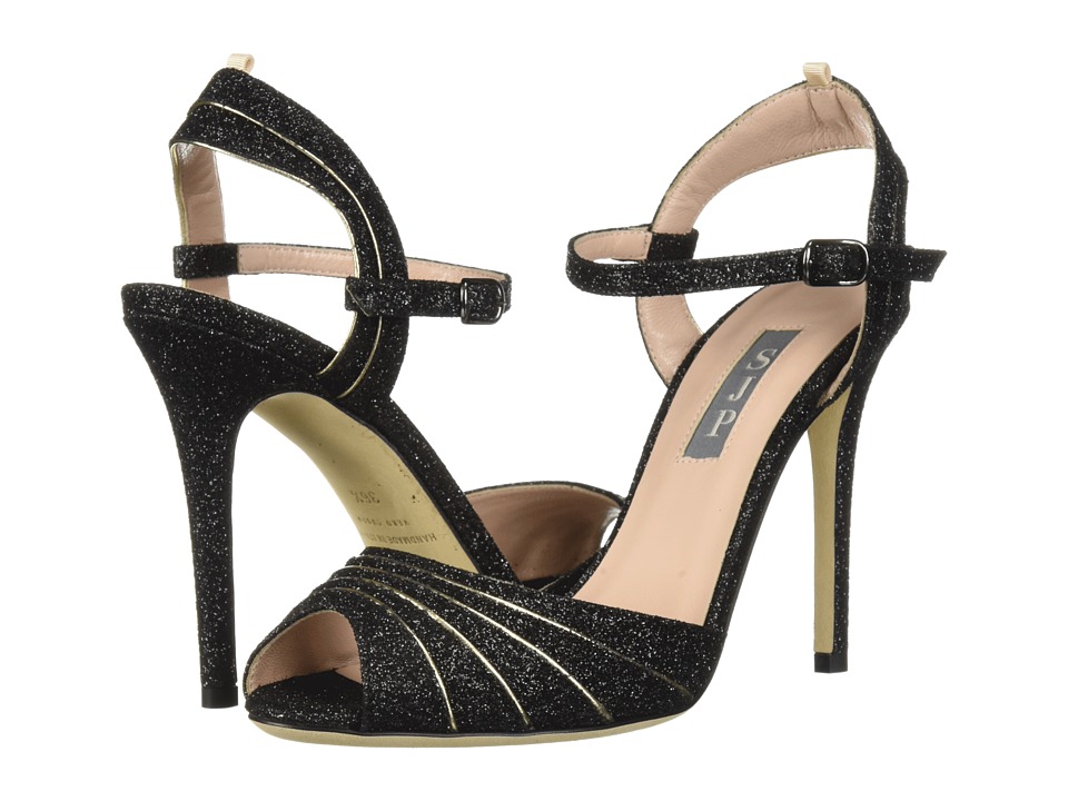 SJP by Sarah Jessica Parker Monroe (Doozy Glitter/Platino) Women's Shoes