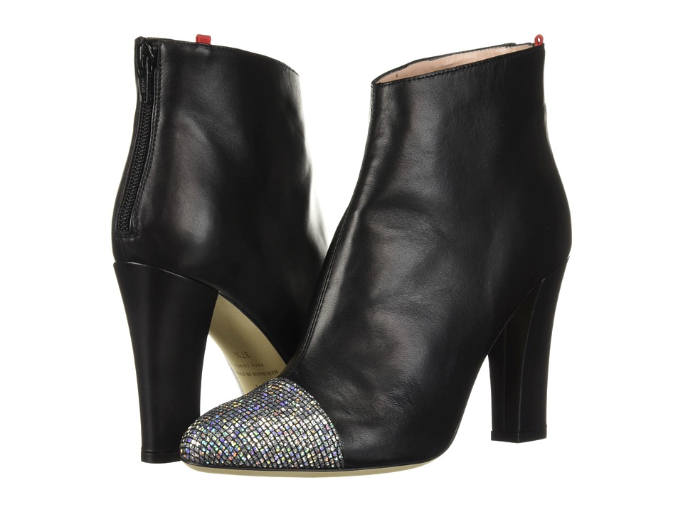SJP by Sarah Jessica Parker Rumi (Black Nappa/Silver Scintillate) Women's Shoes
