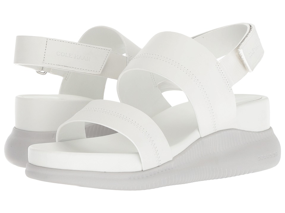 Cole Haan 2.Zerogrand Slide Sandal (Chalk Leather/Vapor Grey) Sandals