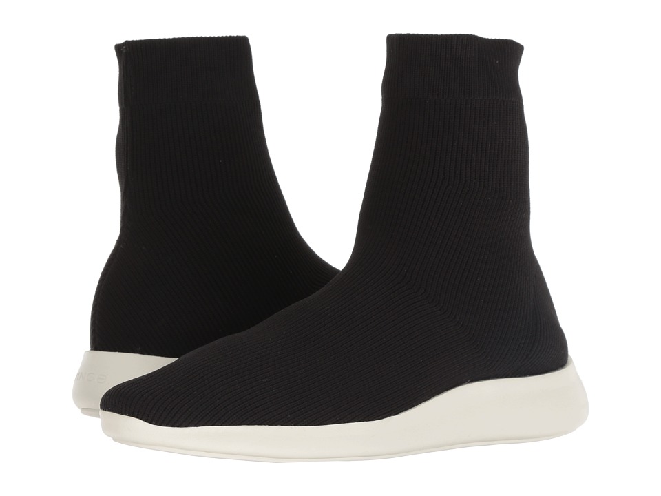 Vince Abbot (Black Knit Fabric) Women's Shoes