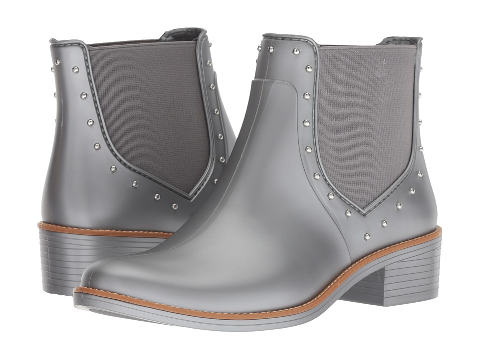 Bernardo Peyton Rain Boots (Pewter Rubber) Women's Rain Boots