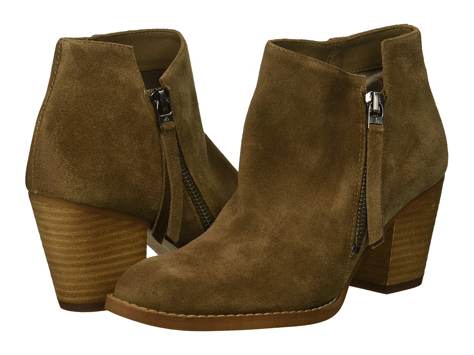 Sam Edelman Macon (Dark Taupe Velutto Suede Leather) Flats