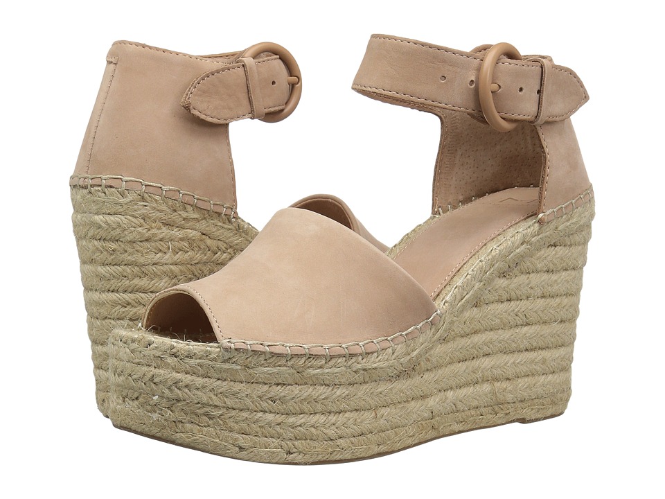 Marc Fisher LTD Alida Espadrille Wedge (Light Pale Rust Kid Suede) Women's Shoes