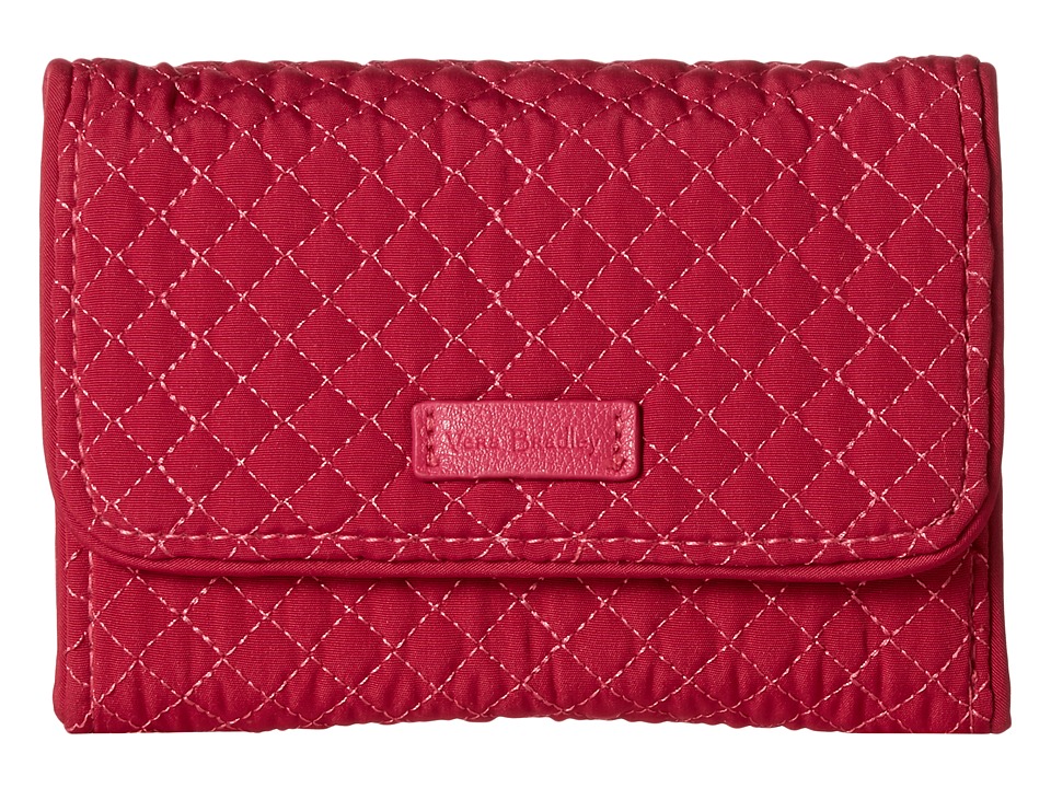 Vera Bradley - Iconic RFID Riley Compact Wallet (Passion Pink) Wallet Handbags