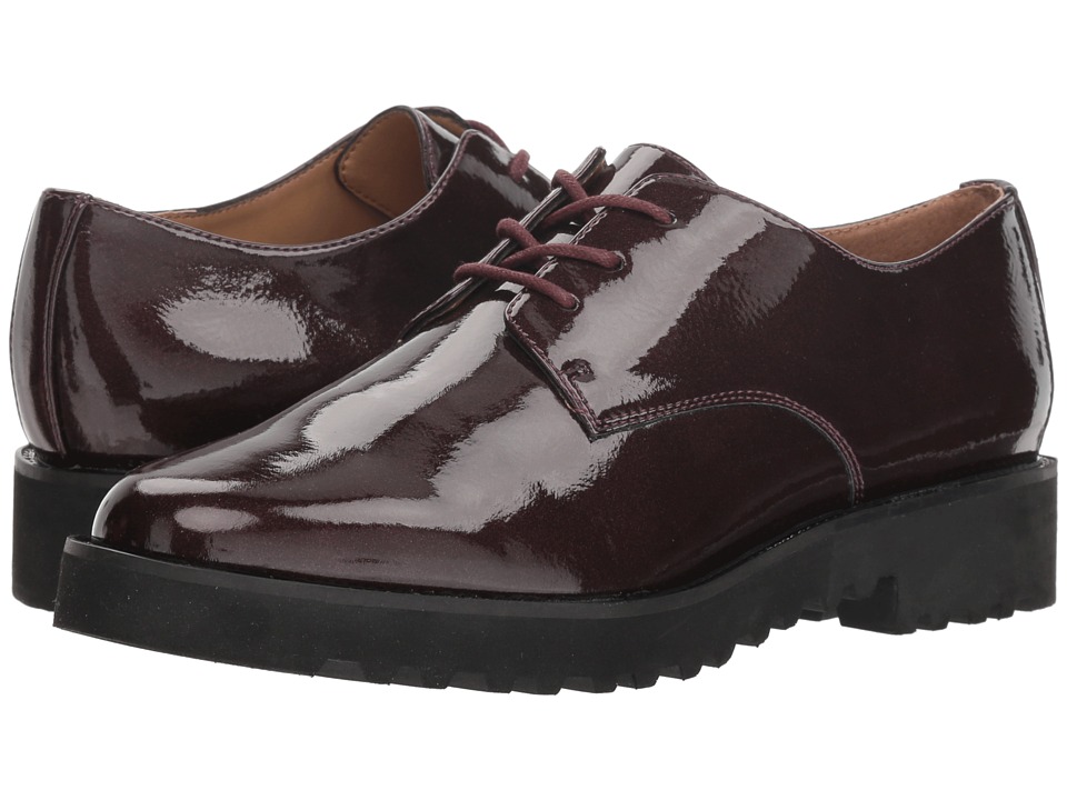Franco Sarto L-Conroe (Wine Pearl Crinkle Patent) Women's Shoes