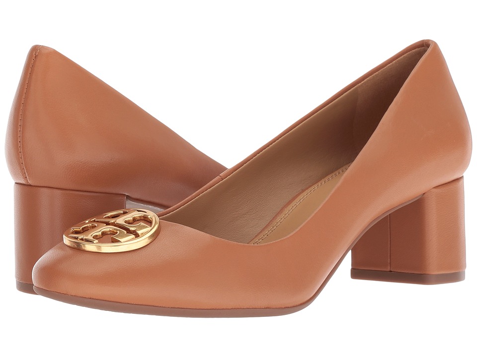 Tory Burch Chelsea 50mm Pump (Tan) Women's Shoes