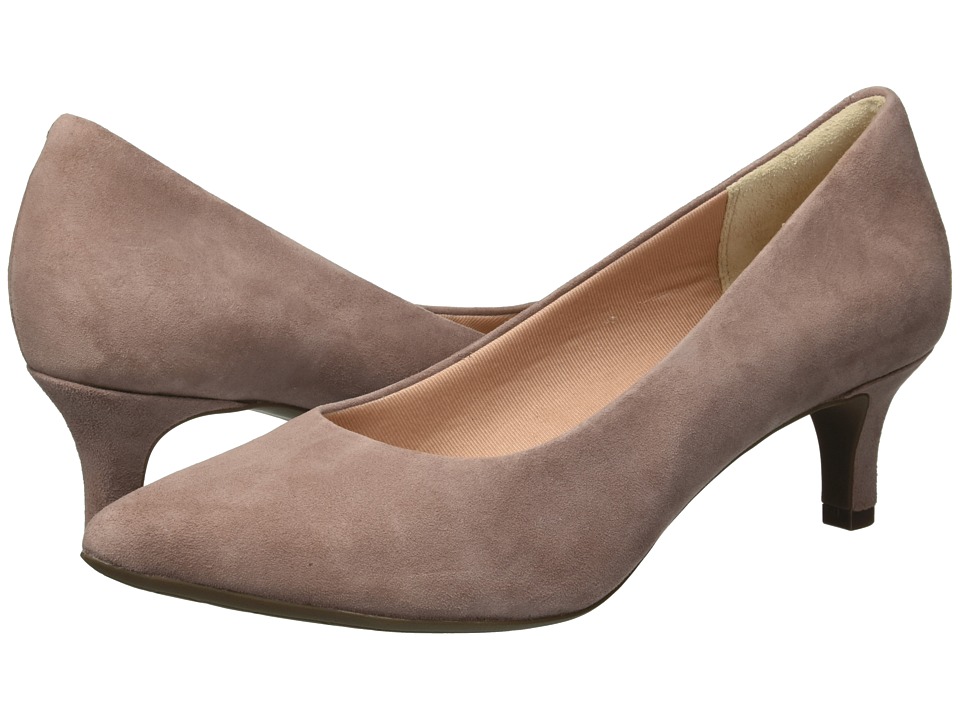 Rockport Total Motion Kalila Pump (Petal Kid Suede) High Heels