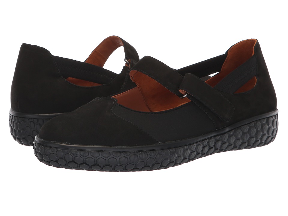 L'Amour Des Pieds Zahavah (Black Nubuck) Women's Shoes