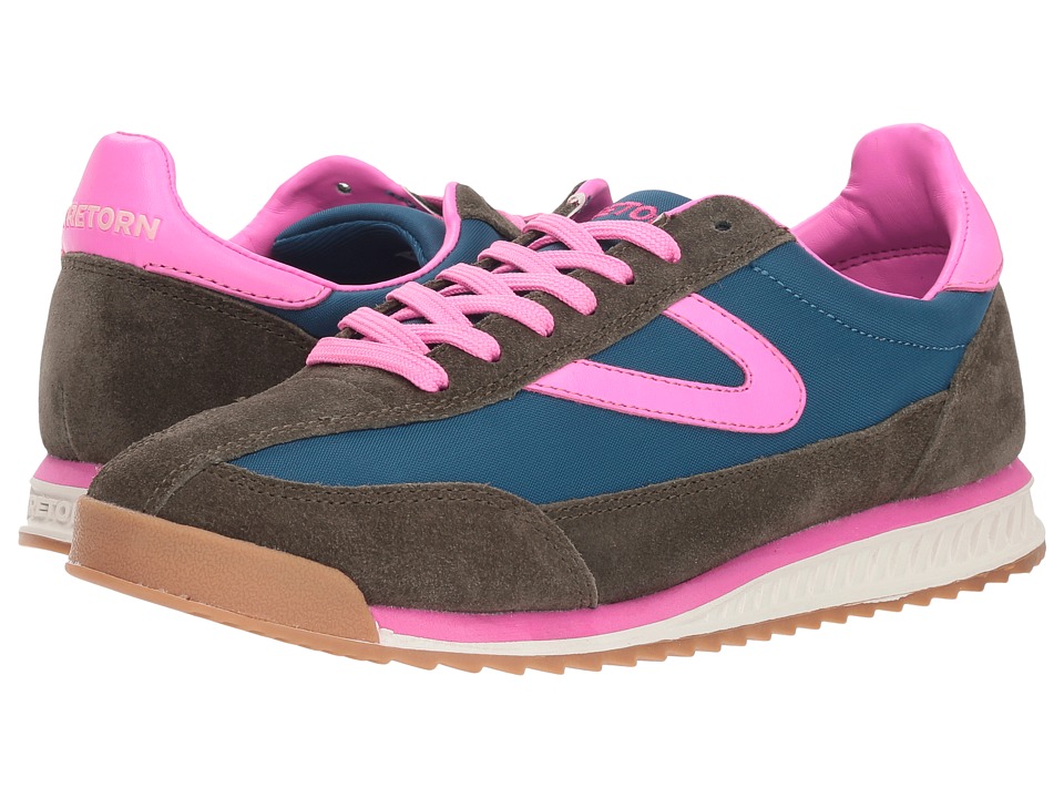 Tretorn Rawlins 2 (Ivy/Blue/Fuchsia) Women's Shoes