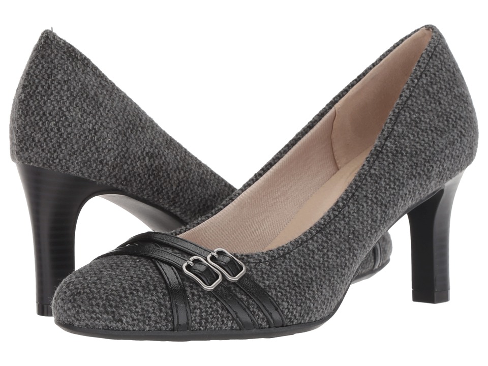 LifeStride Mickie (Black/White) Women's Shoes