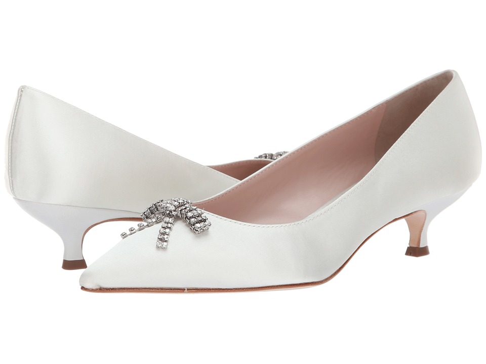 Kate Spade New York Derbie (Ivory Satin) Women's Shoes