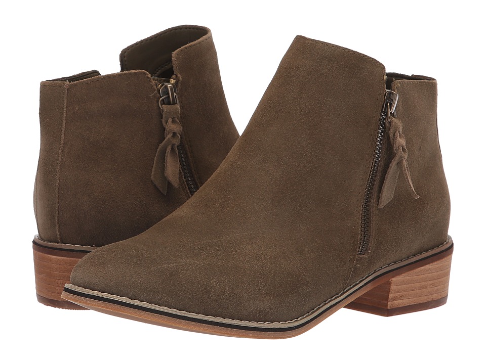 Blondo Liam Waterproof Bootie (Olive Suede)