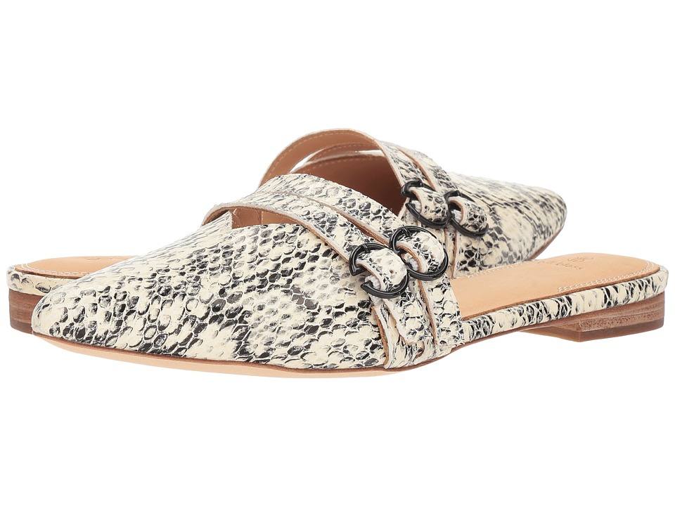 Bill Blass Selena (Ivory/Black Snake) Women's Shoes