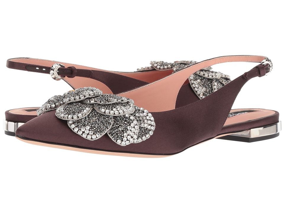 Rochas RO31111 (Dark Violet Satin) Women's Shoes