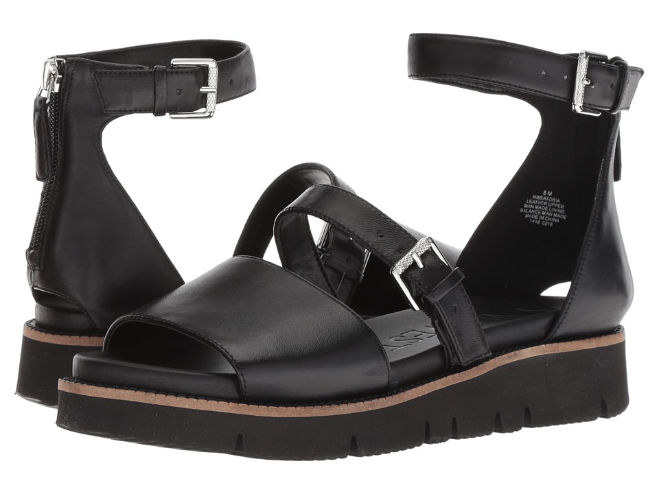 Nine West Satoria (Black Leather) Women's Shoes