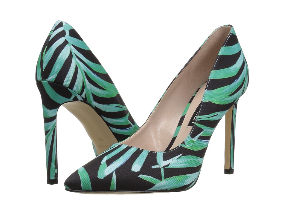 Nine West Tatiana Pump (Black Multi Fabric 1) High Heels