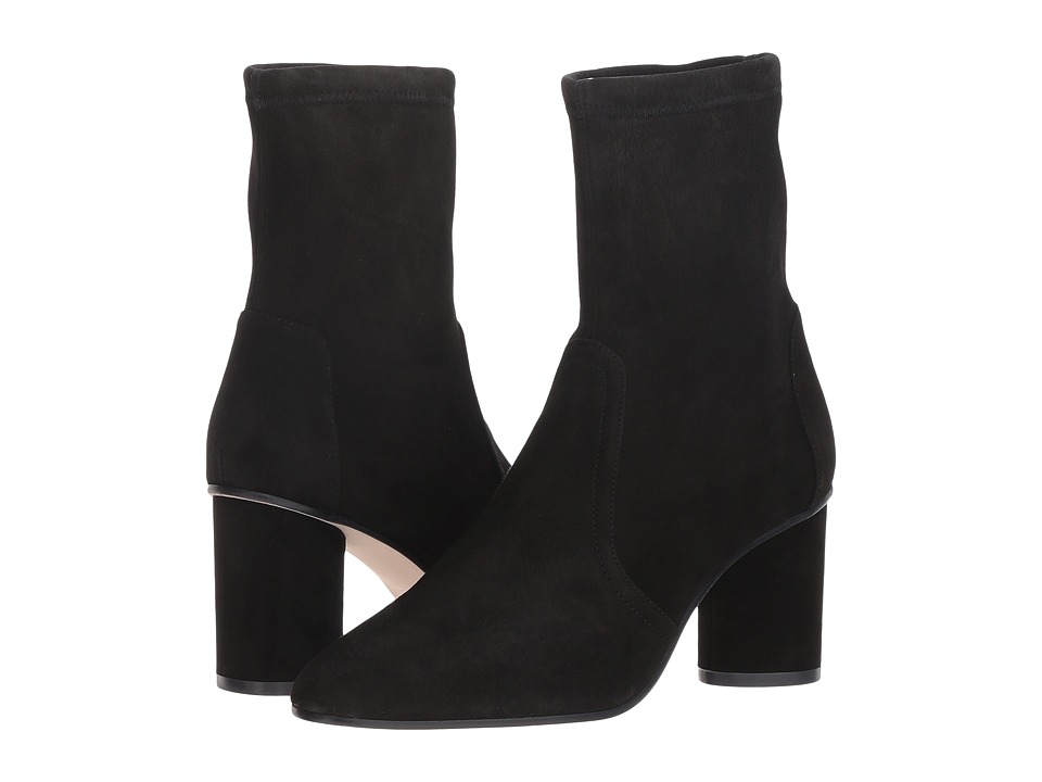 Stuart Weitzman Margot 75 (Black Suede) Women's Shoes