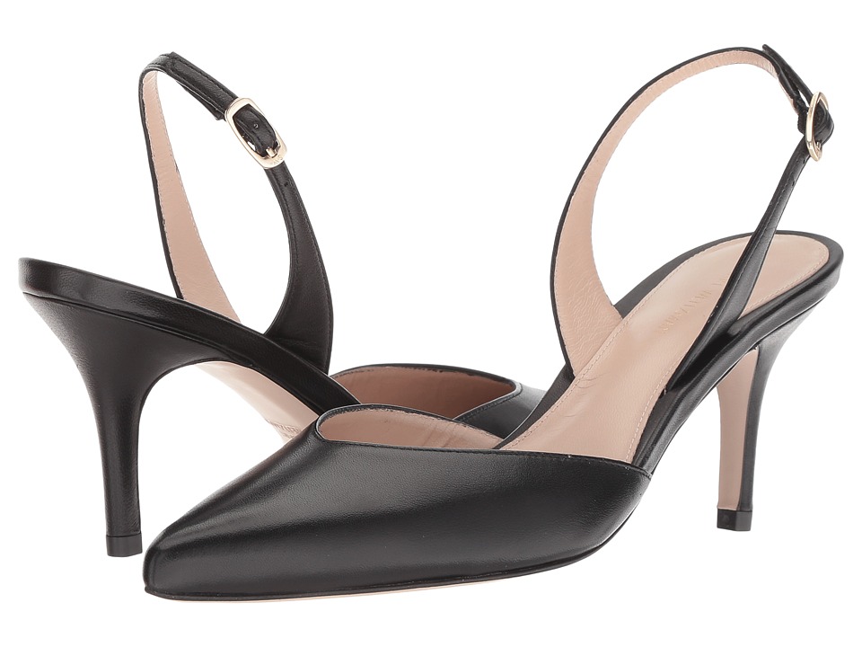 Stuart Weitzman Sleek (Black Nappa) Women's Shoes