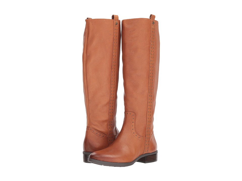 Sam Edelman Prina Leather Tall Boot (Whiskey Neymar Leather) Women's Shoes
