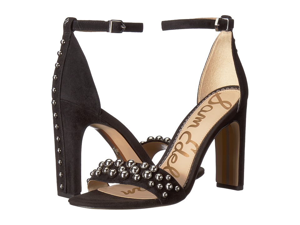 Sam Edelman Yoshi (Black Kid Suede Leather) Women's Shoes