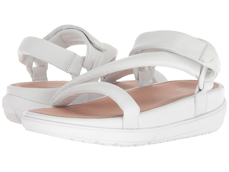 FitFlop Loosh Luxetm Z-Strap Leather Sandals (Urban White Leather) Sandals