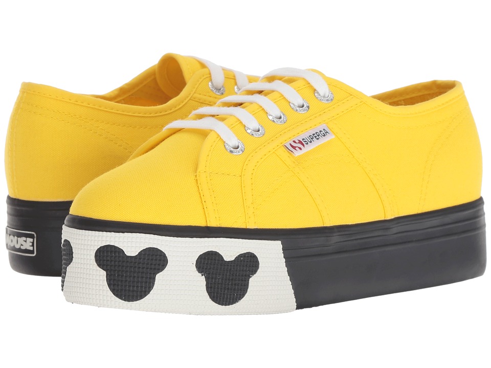 Superga Disney X Superga - 2790 Cotfringew Mickey (Yellow) Women's Shoes