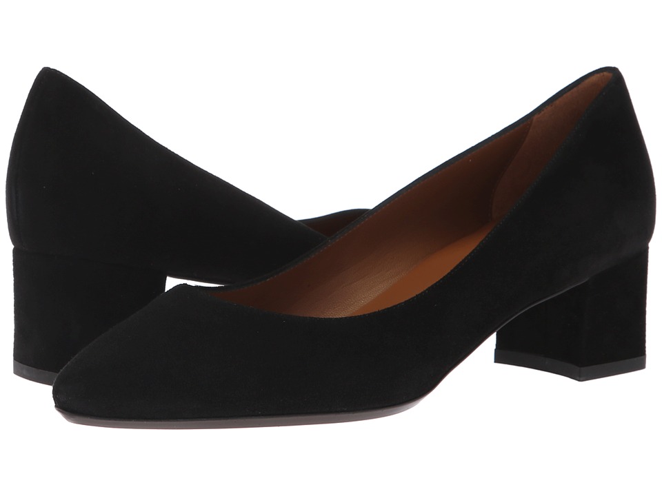 Aquatalia Pasha (Black Dress Suede) Women's Shoes