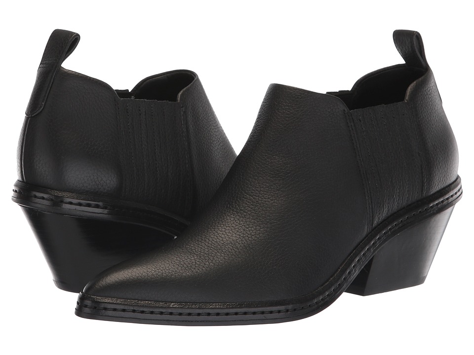 Via Spiga Farly (Black Weather Resistant Leather) Women's Shoes