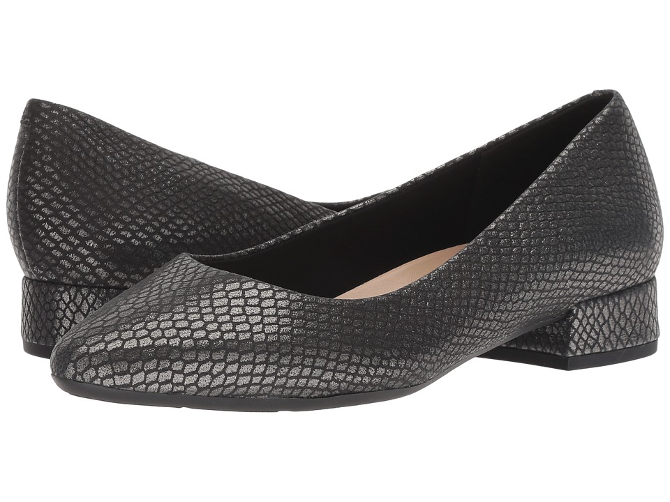 Easy Spirit Caldise (Black Suede) Women's Shoes