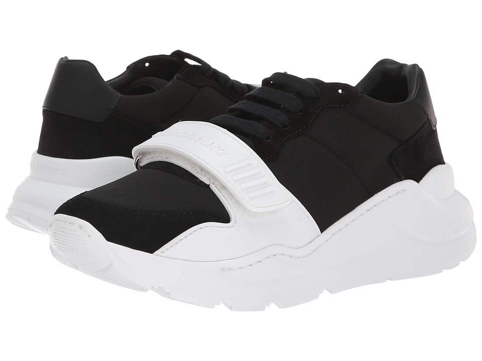 Burberry Regis Low (Black/Optic White) Women's Shoes