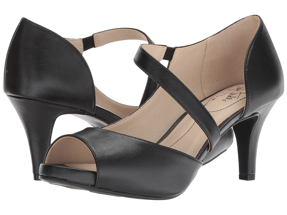 LifeStride Talulah (Black Smooth) Women's Shoes