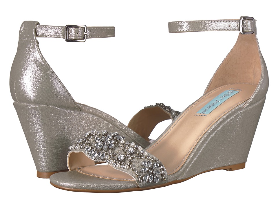 Blue by Betsey Johnson Taryn (Silver) Women's Shoes