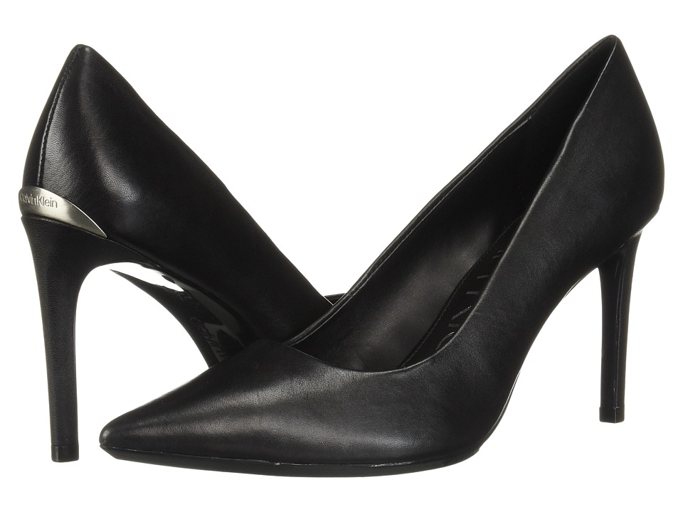 Calvin Klein Ronna (Black Nappa) High Heels