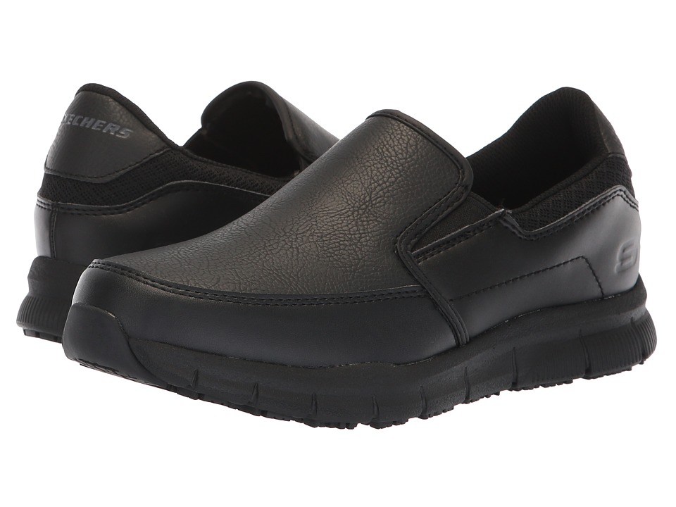 SKECHERS Work Nampa - Annod (Black) Women's Shoes