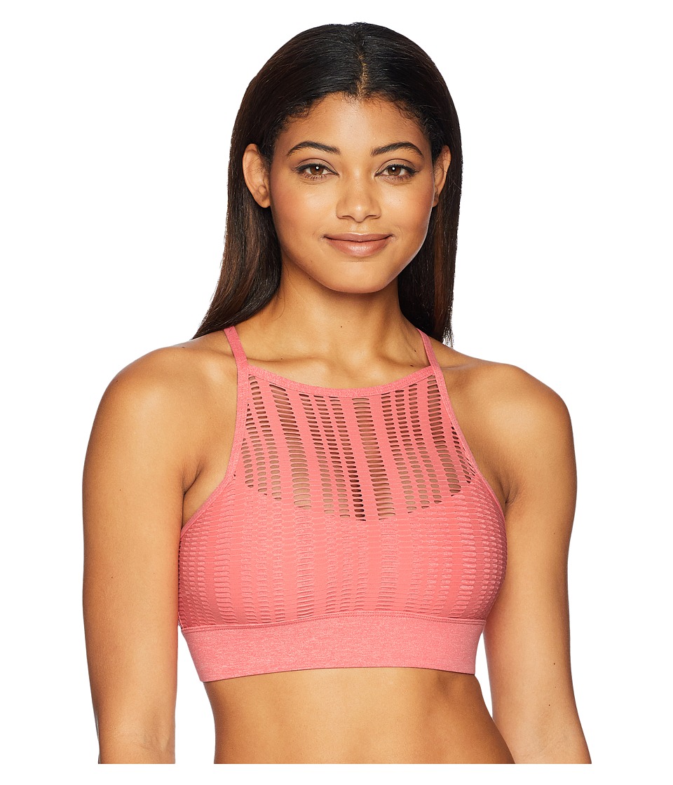 Lorna Jane Refresh Sports Bra (Pink Grapefruit Marl) Women