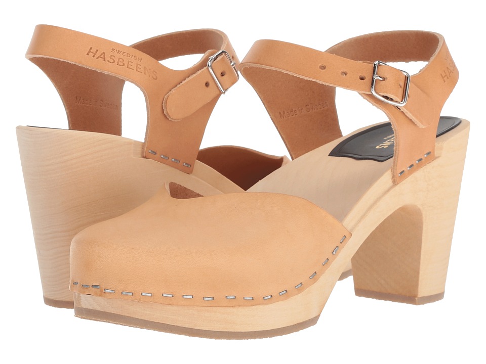 Swedish Hasbeens Covered Super High (Nature) High Heels