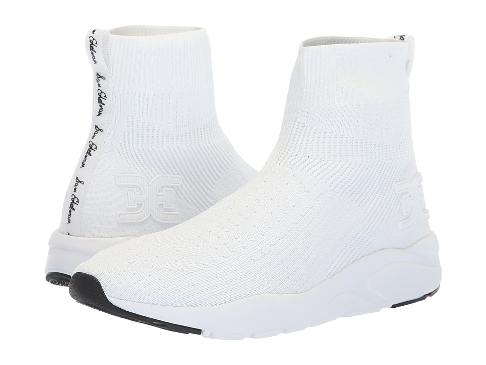 Sam Edelman Tara (White Stretch Knit) Women's Shoes