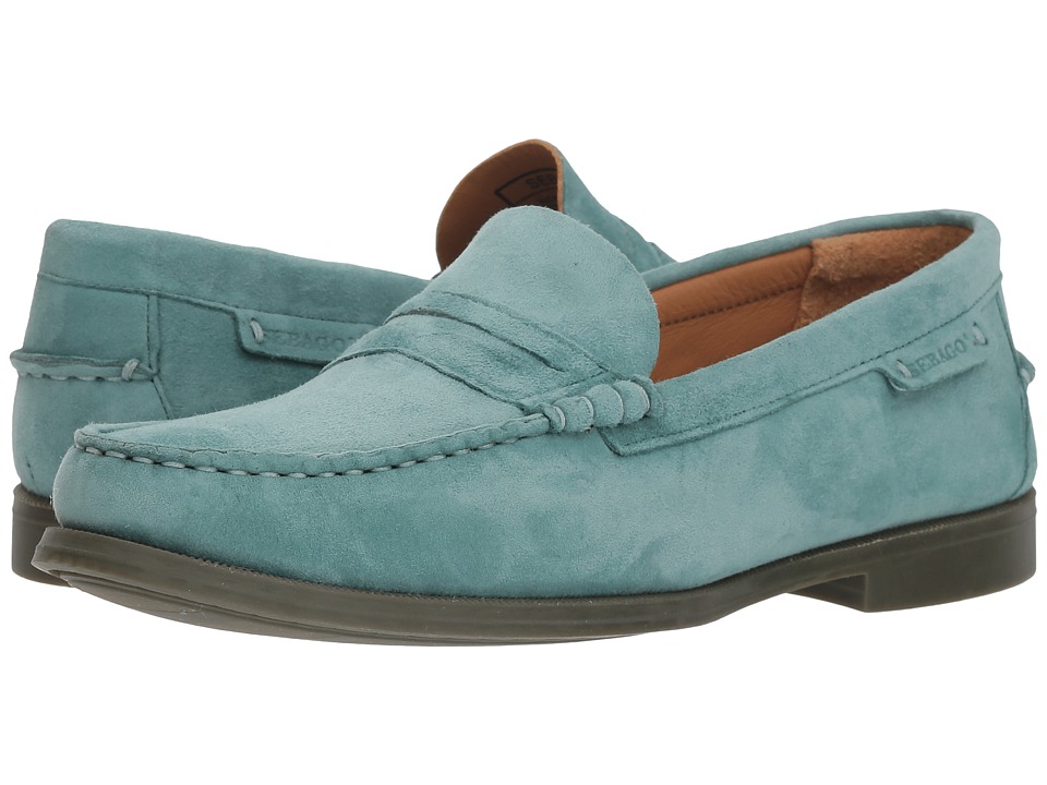 Sebago Plaza II (Teal Suede) Slip-On Shoes